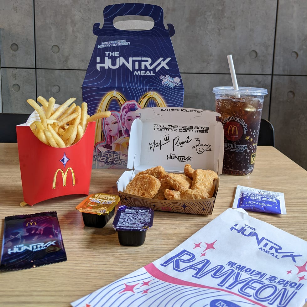 McDonald's saja boys breakfast meal