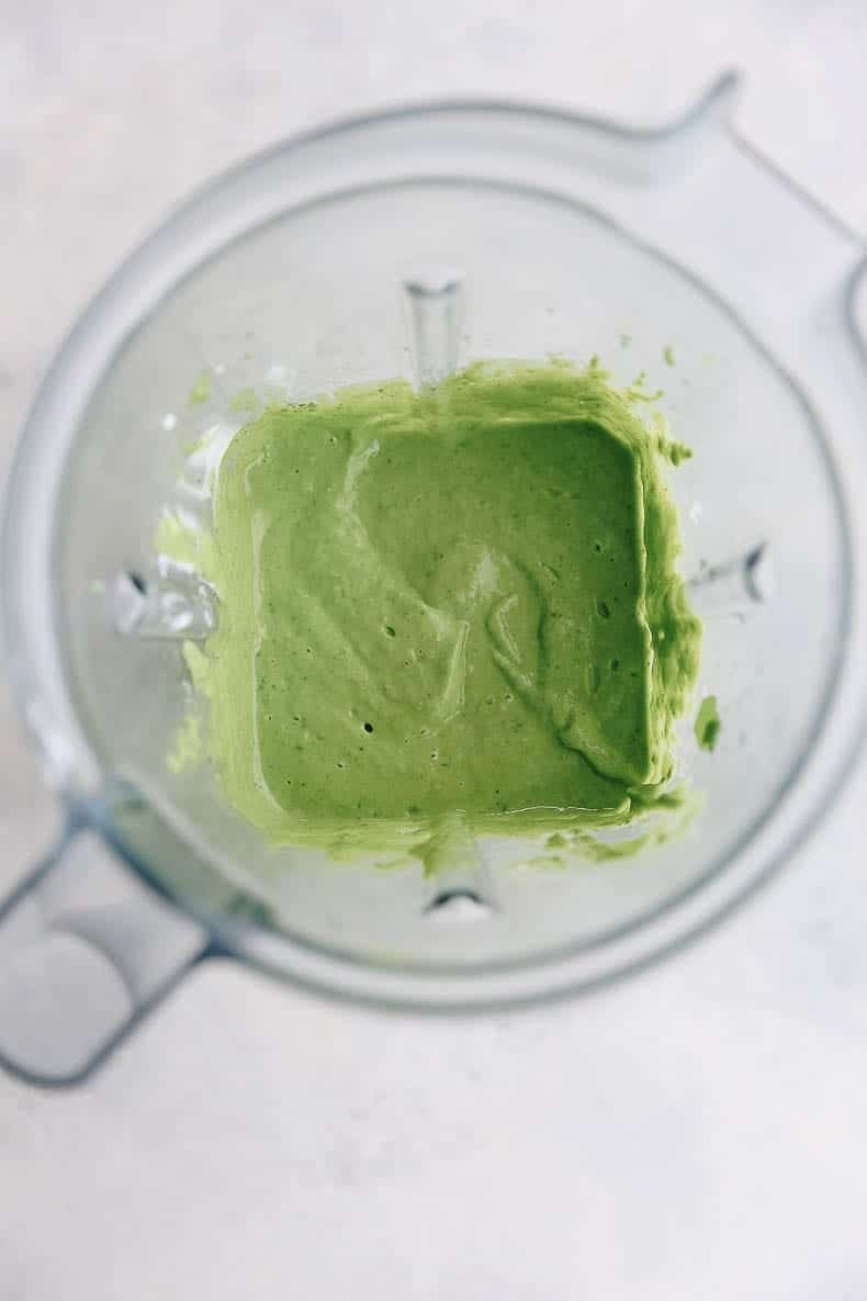 Avocado Herb Dressing for this tangy and delicious spring bulgur wheat salad
